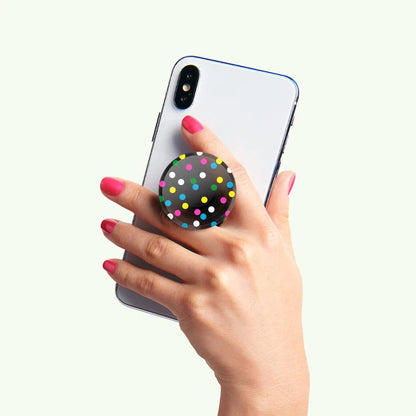 PopSockets Phone Grip for MagSafe with Kickstand, Magnetic Stand, Swappable Top, Secure Hold for iPhone MagSafe Cases, Phone & Tablet Grip - Clear