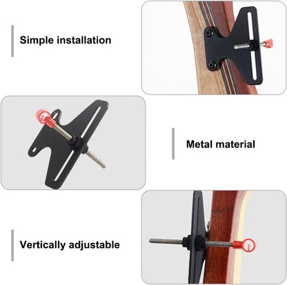 Adjustable Archery Bow Sight - Single Pin Hunting Accessory for Recurve & Compound Bows