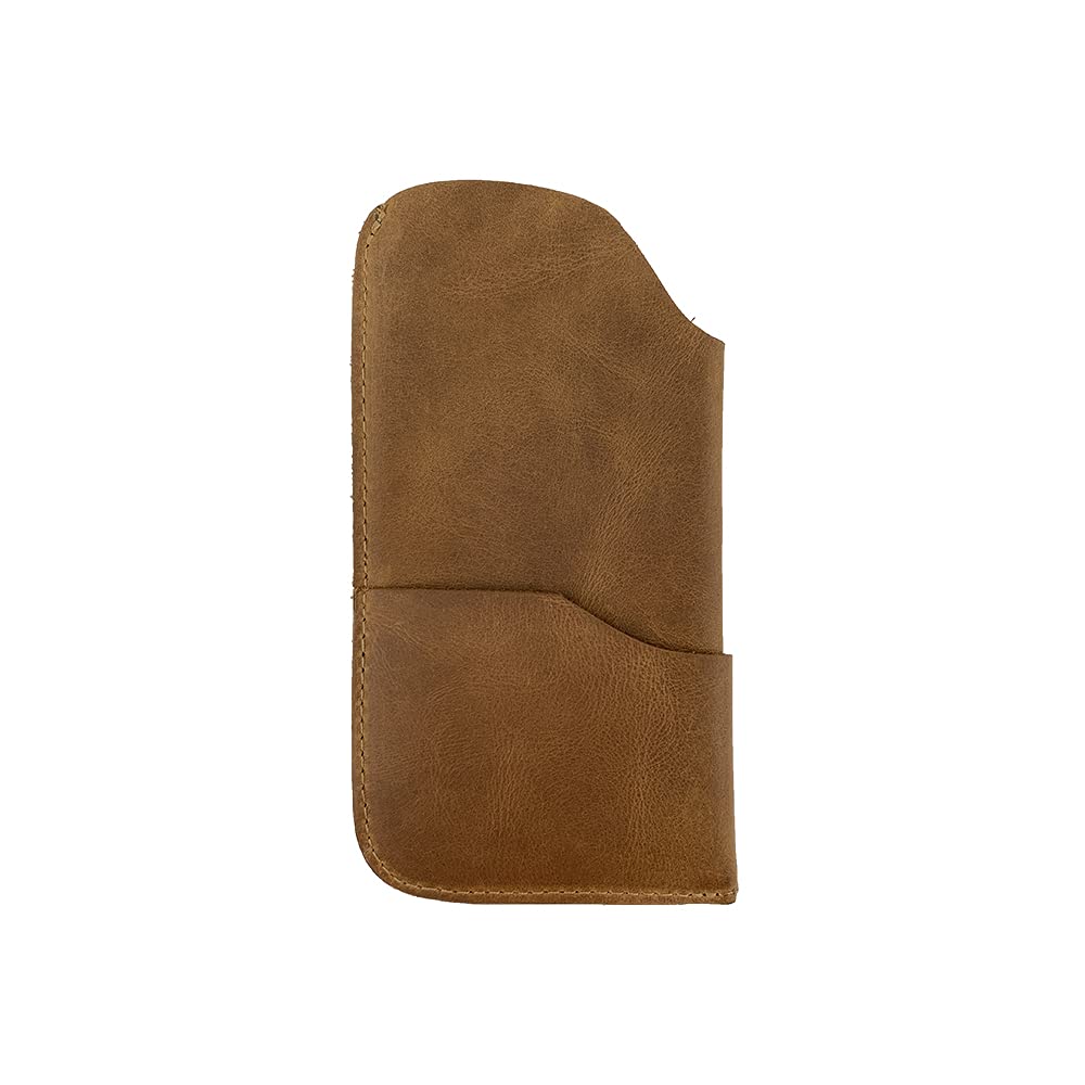Hide & Drink, Rustic Sunglasses Case & Wallet Handmade from Full Grain Leather (Single Malt Mahogany)