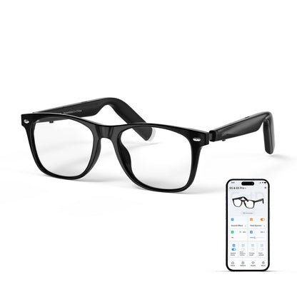 GetD AI Glasses for Men & Women, Smart Glasses Powered by ChatGPT, AI Real-time Translation with 145 Languages, 11H Music Play, Bluetooth Glasses with Photochromic Lens for Daily Use, Travel