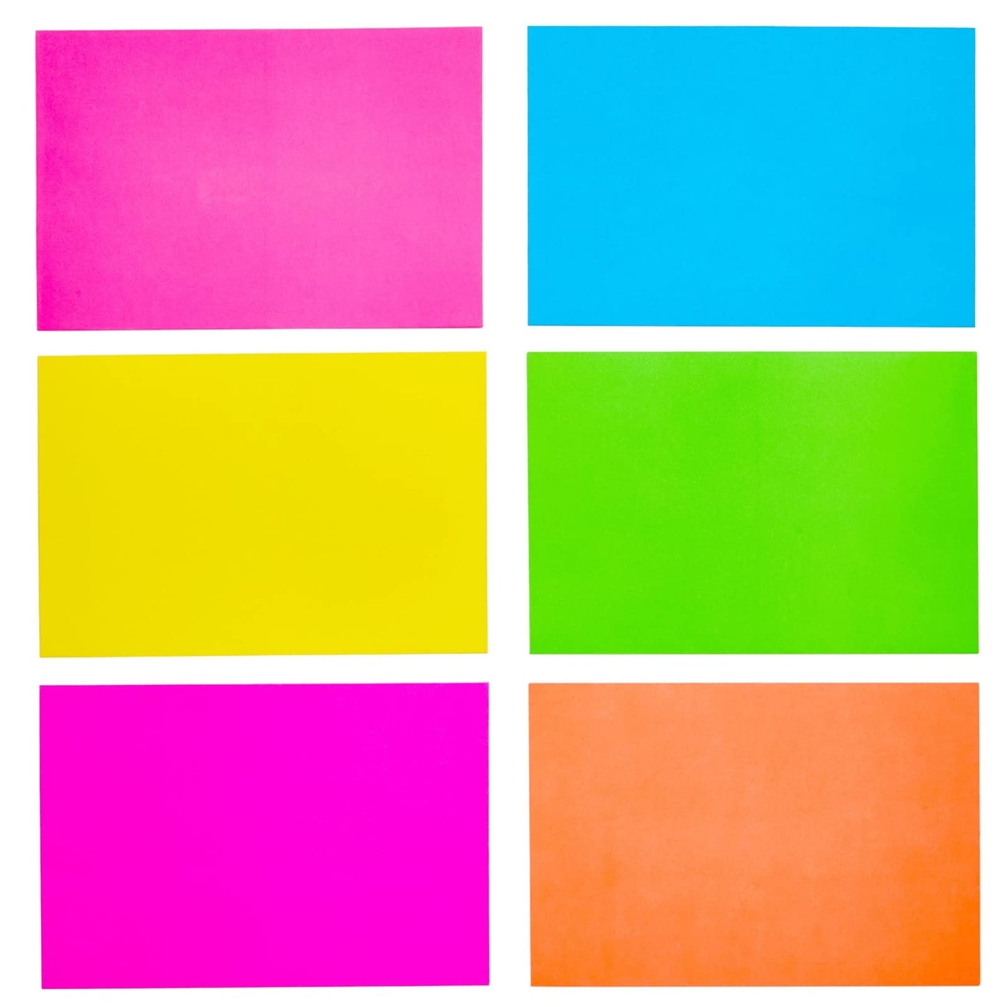 Paper Junkie 112 Pack Bright Neon Colored Envelopes with Self-Adhesive, Bulk Set for 4x6 Invitations, Greeting Cards, Birthday, Baby Shower (A6 Cards and Envelopes)