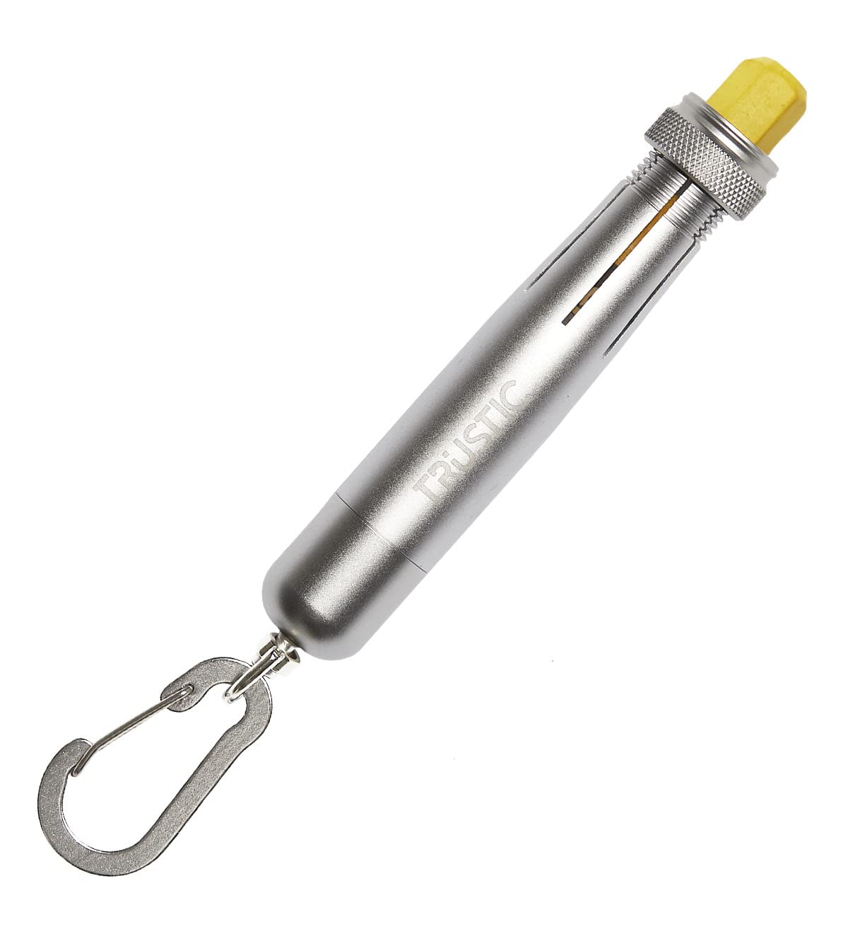 Trustic - Lumber Keel Crayon Holder for 1/2" Round or Hexagonal Crayons, Industrial Heavy Duty Construction Carpenter Metal Holder (Silver)