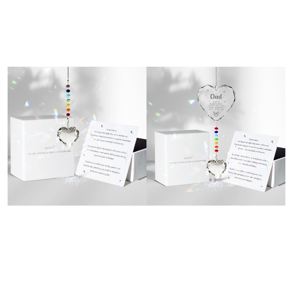 Hegelda Birthday Gifts for Women Friendship,Valentines Day Inspirational Gifts for Her Friends Coworkers Girlfriend Wife Mom Daughter Sister Aunt Crystals Suncacther