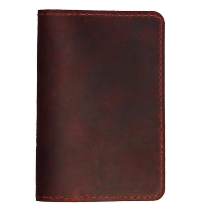 ROVA Field Notes Leather Cover, Full Grain, Fits 3.5" x 5.5" Notebooks, Crafted in the USA, Pocket Journal Cover for Everyday Carry with Pen Holder