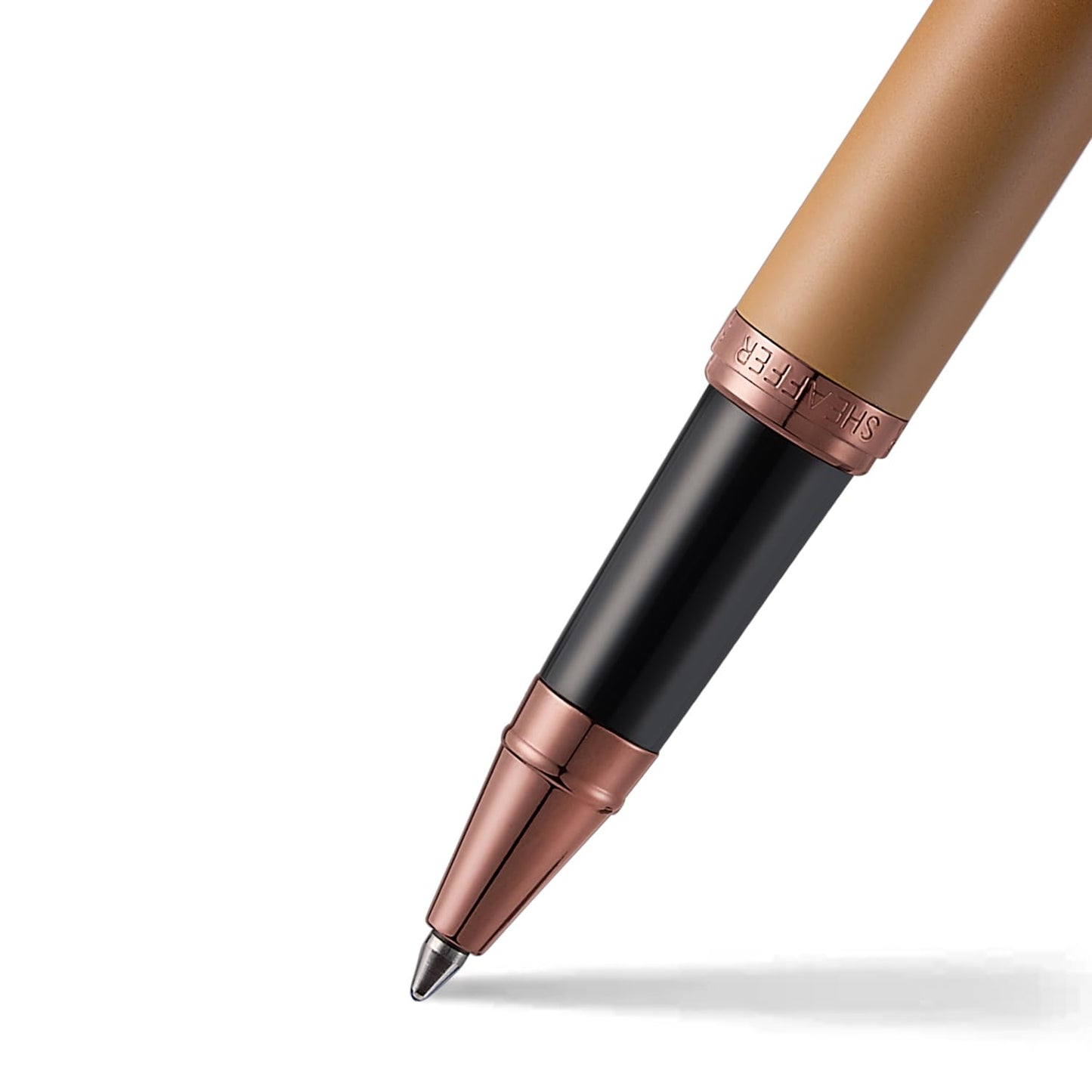 Sheaffer VFM 9428 Coffee Edition Matt Brown Pen with Regal Brown PVD Gold Signature Trims and White Dot of Excellence (Rollerball)