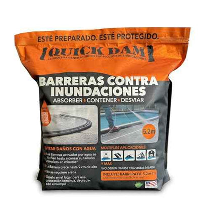 Quick Dam QD617-1 Flood Barriers, 1 Pack, Black