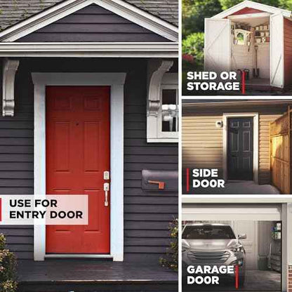 Kwikset Powerbolt 240 5-Button Keypad Matte Black Traditional Electronic Deadbolt Door Lock, Featuring Convenient keyless Entry, Customizable User Codes and auto Locking