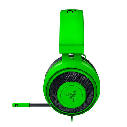 Razer Kraken - Cross-Platform Wired Gaming Headset (Custom Tuned 50 mm Drivers, Unidirectional Microphone, 3.5 mm Cable with in-line Controls, Cross Platform Compatible) Green