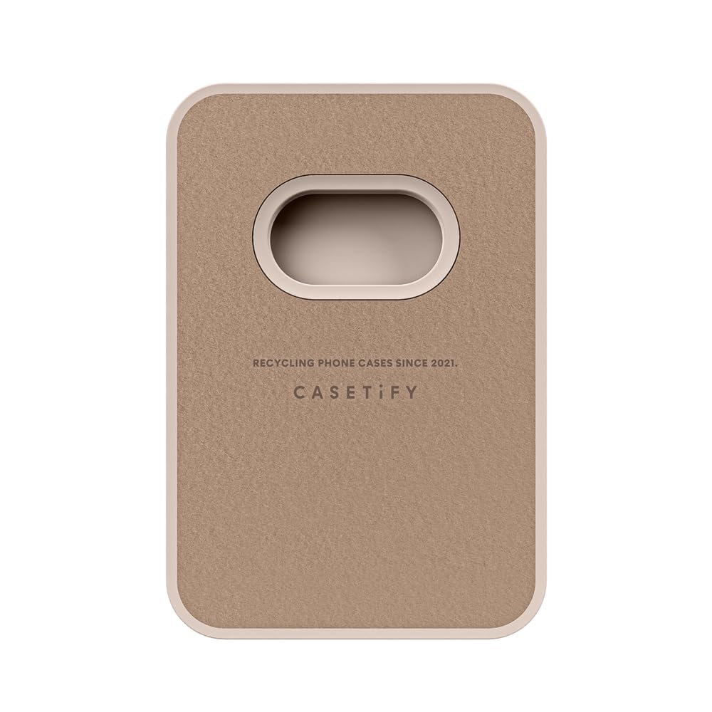 CASETiFY Snappy Ripple Wallet [Campatible with Magsafe] - Oat