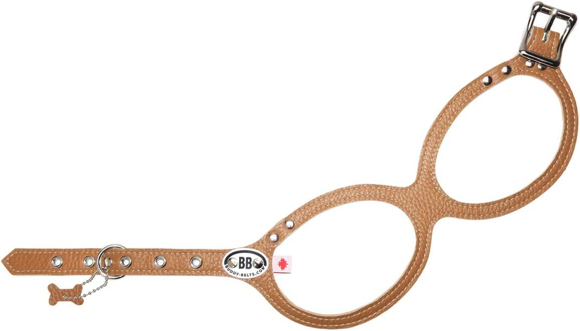 Buddy Belts Leather Harness Caramel - Premium Edition (5)