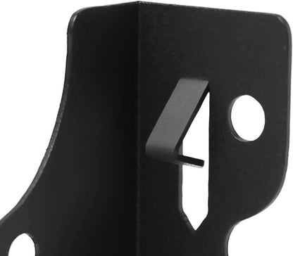 2x8 Joist Hangers - 24 Pcs Black Powder Coated Hurricane Ties | Durable Tie Brackets for Rafters & Ceiling Joists