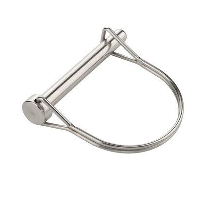 2 Pack Safety Coupler Pin 5/16" x 2-3/4"(8mm x 70mm), Full Marine Grade 316 Stainless Steel Heavy Duty Shaft Locking Pin