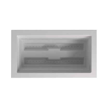 Mayne 5826W 5826-W Fairfield 20x36 Planter, 20 by 36-Inch, White