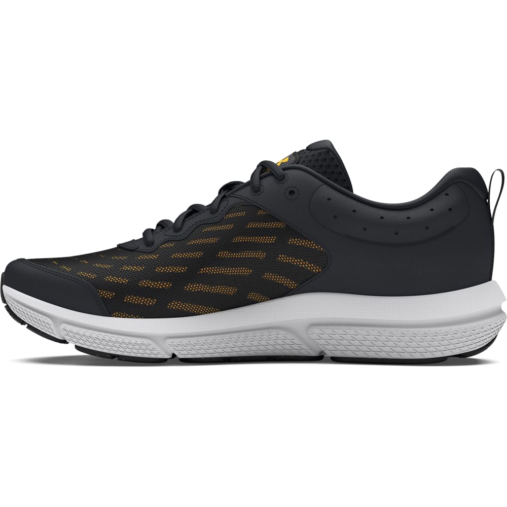 Under Armour Men's Charged Assert 10, (008) Black/Black/Taxi, 9.5, US