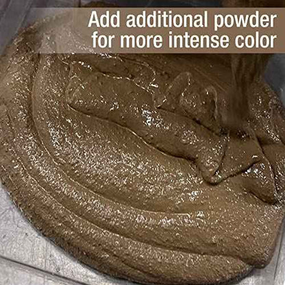 Akona Concrete & Mortar Color - Pigment Powder, Color & Dye Concrete, Ready to Use, Add to Mix, Synthetic Iron Oxide (10 Ounce, Buff, 1)