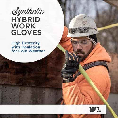 Wells Lamont FX3 Men's Extreme Dexterity Extra Wear Winter Work Gloves, Extra Large 7796