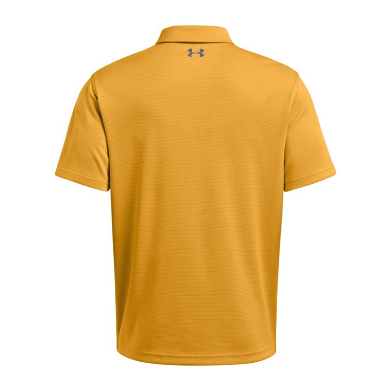 Under Armour Men's Tech Golf Polo, (711) Golden Yellow / / Pitch Gray, 4X-Large