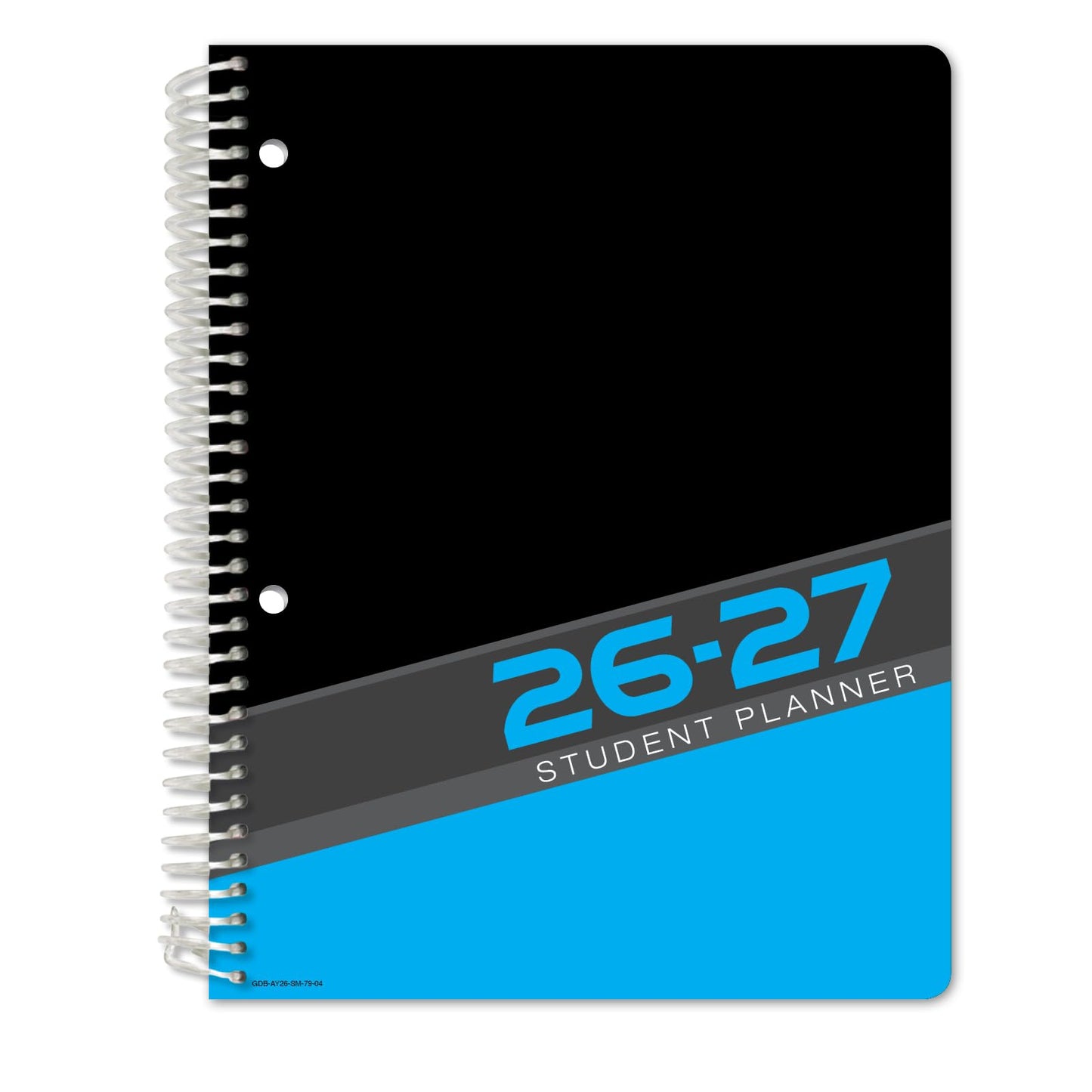 Global Datebooks 2026-2027 Middle & High School Student Planner 7" x 9" - Dated Weekly & Monthly Academic Planner w/Ruler/Bookmark & Stickers, Ideal for Homework, Matrix Style, Slant