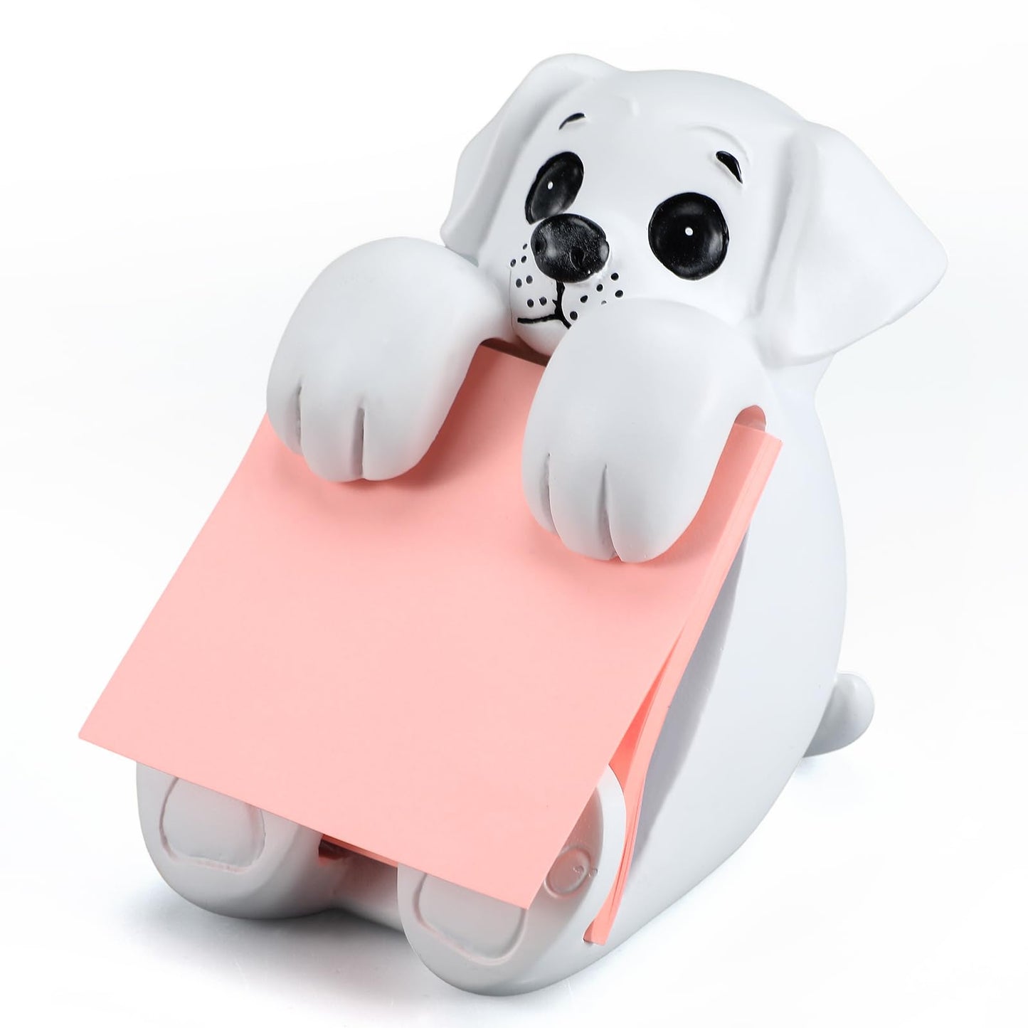 Chunful 3pcs Pop-up Note Dispenser Set Include Resign Dog Note Dispenser, 2 Pcs 3 x 3 Sticky for Office Desk Accessories