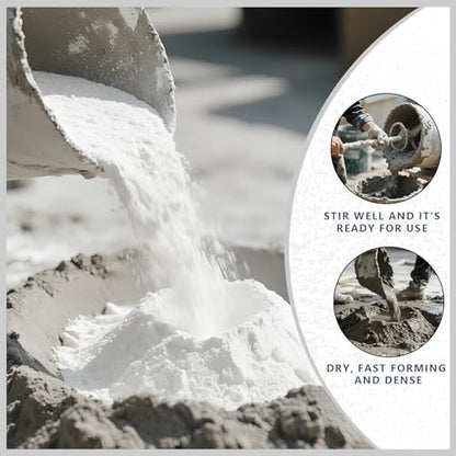 Concrete Anti-Skid Additive with Aluminum Oxide ? 8 oz | Non-Slip Surface Coating | Durable Traction for Floors, Steps, and Driveways | Easy to Mix, Long-Lasting Grip (8 oz)