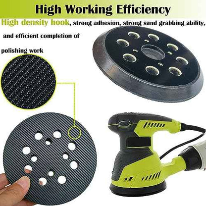 2 Pack 5 Inch 8 Hole Replacement Sander Pad for Ryobi Sander, 5 Inch 8 Hole Hook and Loop Replacement Sanding Pad for Ryobi RS290, RS241, RS240, RS280, RS280VS, RS281VS, P411 Random Orbit Sander