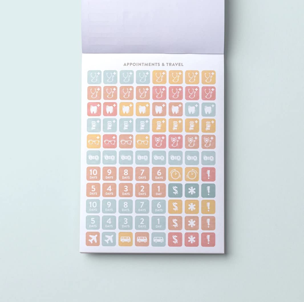 Passionate Penny Pincher Home Planner Sticker Book 1st Ed | Pack of 15 | 766 Total Stickers | Assorted Sizes | 5x7 Sheets | Gold Foil Stamping | Fun Stickers for Home Planners, Journals and More