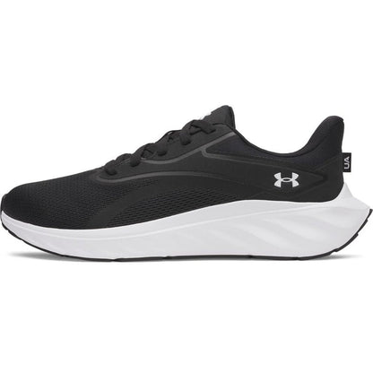 Under Armour Men's Ascend Running Shoes, (001) Black/Black/White, 8, US