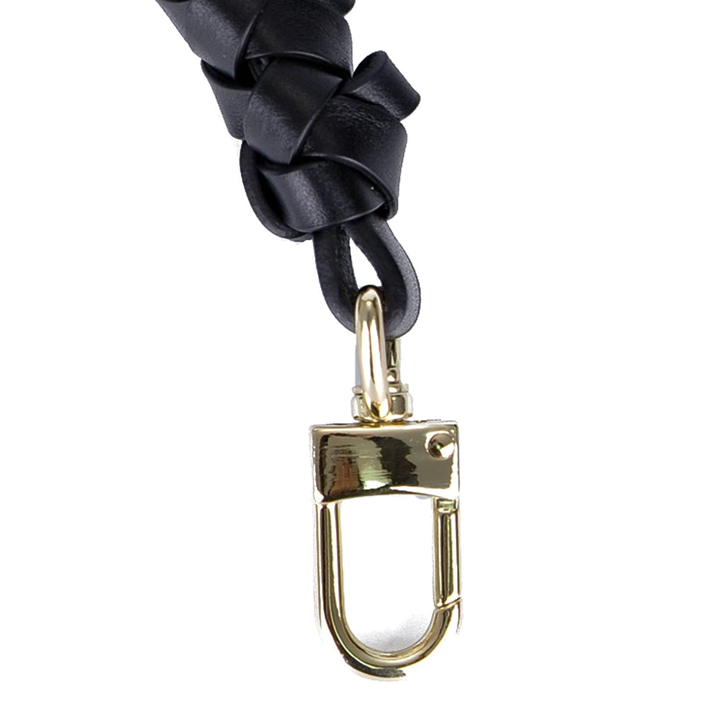 Genuine Vachetta Leather Braided Handle Compatible for Beaubourg Hobo Top Handle Neonoe Strap (12.2" L, Black)