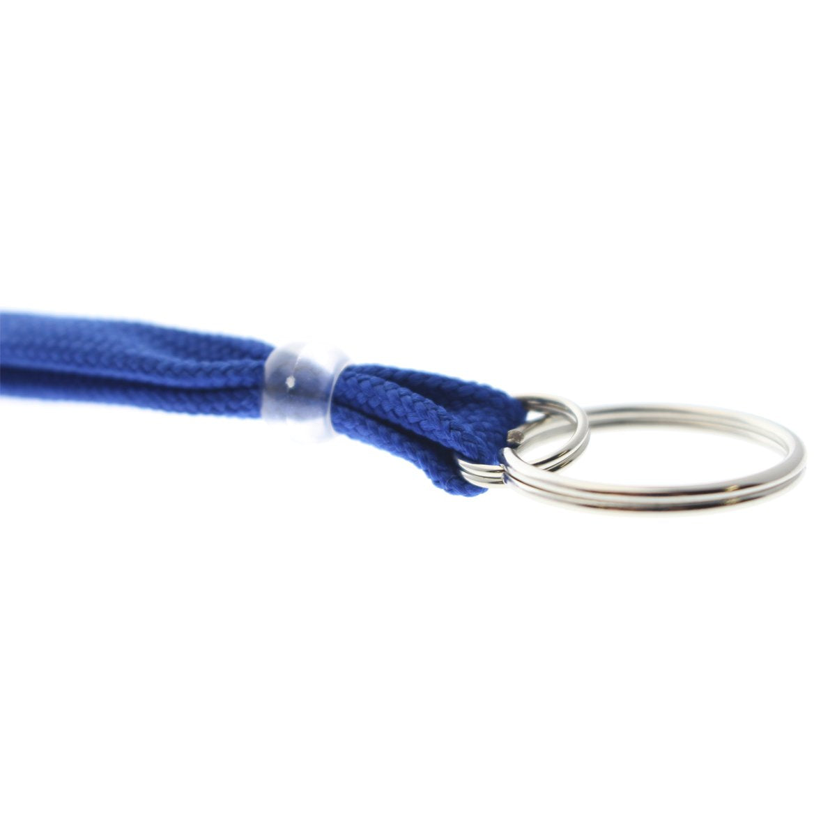 Specialist ID Bulk 100 Pack - Heavy Duty Breakaway Lanyards for Keys and ID Badges with Key Chain Split Ring - Break-Away Clasp and Keychain Keyring/Badge Holder Attachment (Royal Blue)…