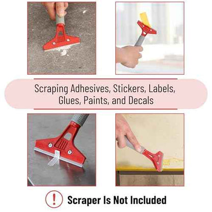 Bates- Replacement Scraper Blades, 4 Inch, 30 Pcs, Stainless Steel Razor Blades, Scraper Blades, Floor Scrapper Blade, Replacement Razor Blades, Paint Scraper Blades, 4 Inch Scraper Blades
