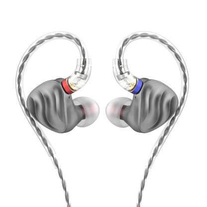 FIIO FH3 HiFi Earphones 3 Drivers (1 Dynamic + 2 Knowles BA), in-Ear Earphones High Resolution, Bass Sound, High Fidelity for Smartphone/PC/Tablet (Titanium)