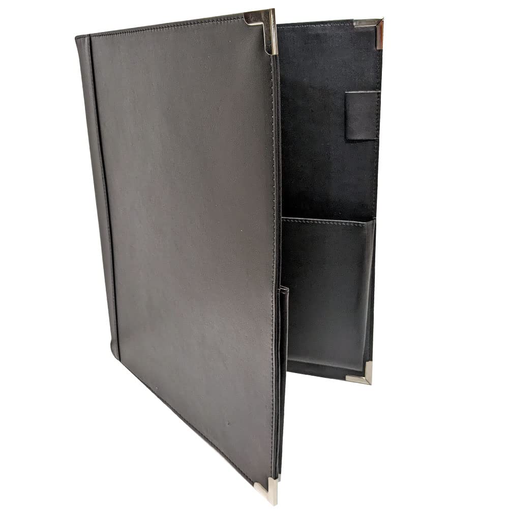 New! MSP Big Band Sheet Music Folder | 11.5" x 13.75" - Sheet Music Folios Storage Folder with Straps Closures for Band, Orchestra, Soloist, Piano - Instrument Player (MSP-240-Black)