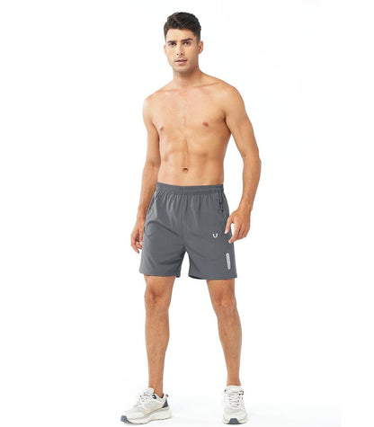 NORTHYARD Men's Athletic Running Shorts Quick Dry Workout Shorts 7"/ 5"/ 9" Lightweight Sports Gym Basketball Tennis Hiking Exercise SMOKEGREY-5inch 2XL