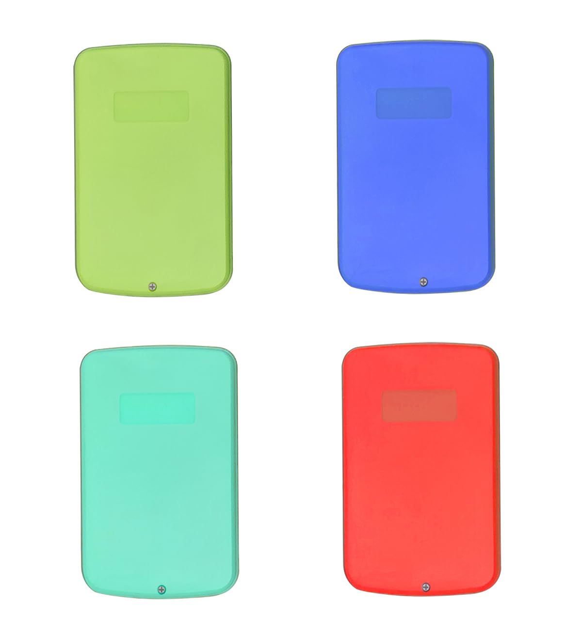 Basic Calculator 8 Digit Silicone Button Desktop Calculator (4 Colors, Set of 8) (B, Pack of 8)