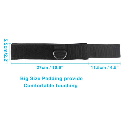 YCYU Padded Ankle Cable Straps for Cable Machine, Ankle Cuffs for Kickbacks Glute Leg Extensions for Men and Women, Great for Bodybuilding Gym Fitness Booty Workouts - Silver 2 Pack