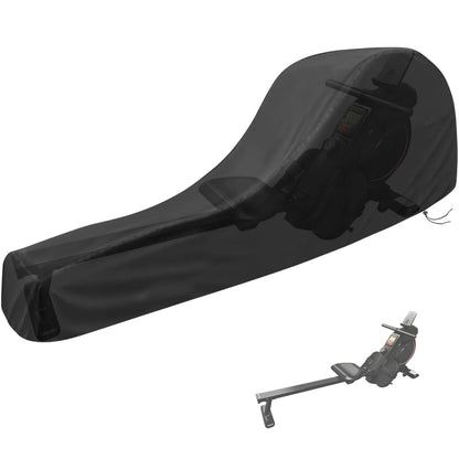 Andacar Rowing Machine Cover, Rower Outdoor Cover for Concept 2 Rowing Machine Waterproof Row Machine Cover for Hydrow Rowing Machine, Dustproof Fitness Equipment Protective Cover (75" L×20" W×27" H)