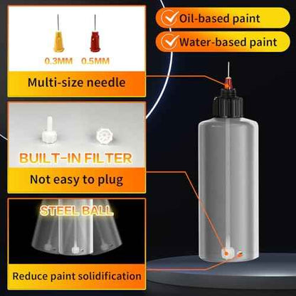 Lionbow Spray Bottles Set for Paint Sprayer Gun -6 Bottles,6 Nozzles, for P01