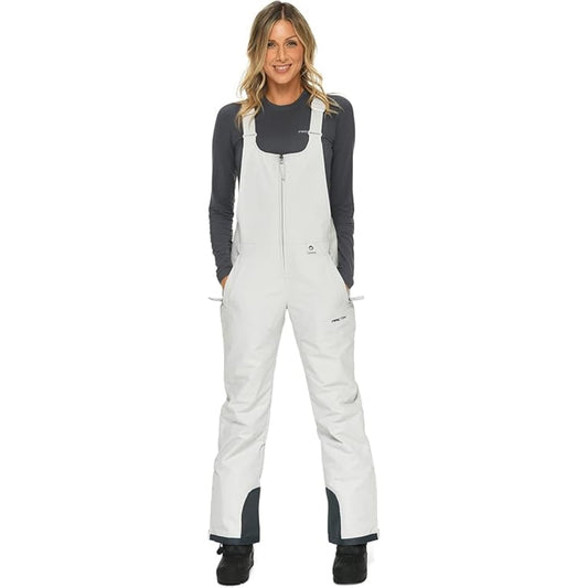 Arctix Women's Essential Insulated Bib Overalls, Quiet Grey, 1X Short