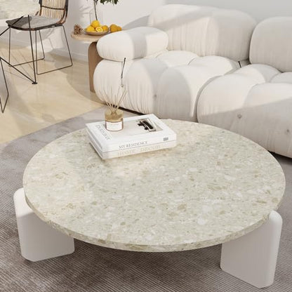 Marble Contact Paper for Countertops Cover - 12"x197" Matte Beige Peel and Stick Terrazzo Wallpaper - Removable Self Adhesive Thick Granite Vinyl Film Roll
