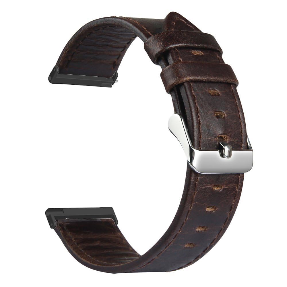 Lamshaw Compatible with CMF Watch 3 Pro Band, Crazy Leather Replacement Smartwatch Strap Wristband Compatible for CMF Watch Pro 1, 2, 3 Pro Smartwatch