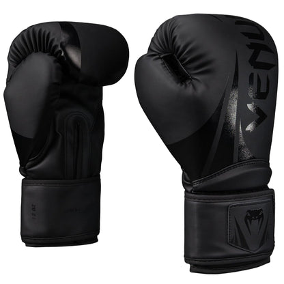 Challenger 2.5 Boxing Gloves - Black/Black - 14-Ounce