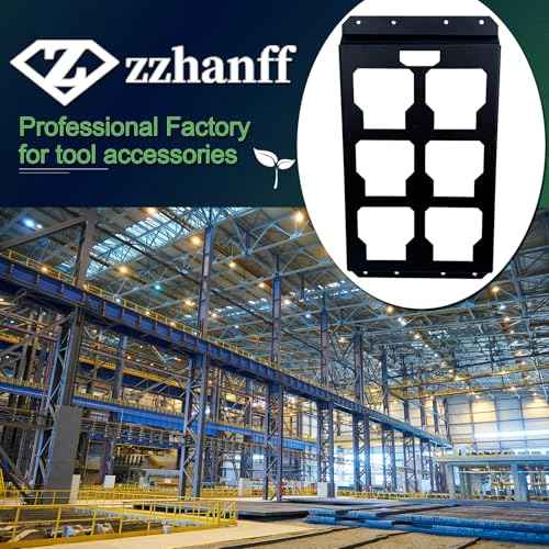 Upgrade Integral Mounting Plate Compatible with Milwaukee Packout, Made of high-Strength Carbon Steel Material, can Withstand up to 110 Lbs of Pressure.(1Pack, Half Plate)