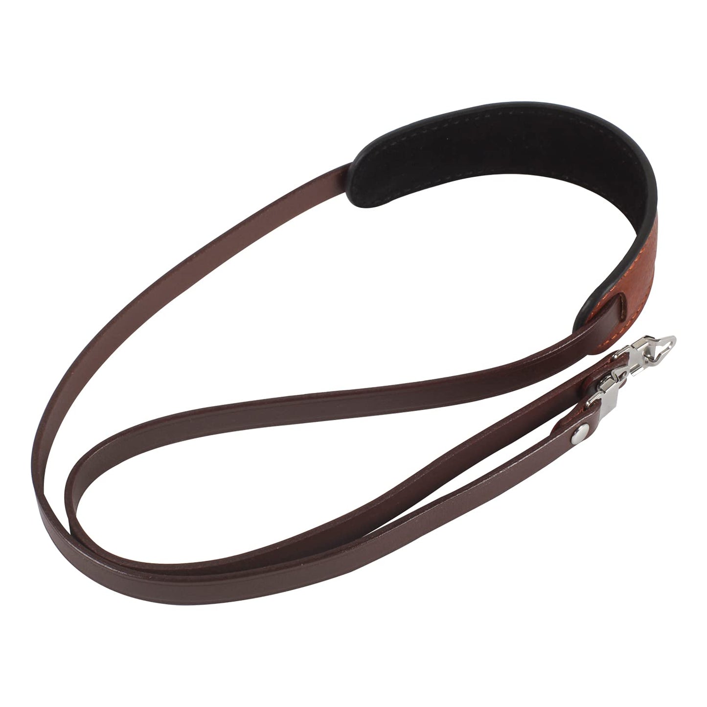 eTone Leather Neck Strap Camera Strap for Hasselblad 500cm 501cm 503cw 503cx 1600F Medium Format Camera (dark brown)