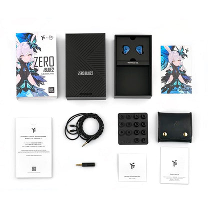 TRUTHEAR x Crinacle Zero:BLUE2 Dual Dynamic Drivers in-Ear Headphone with Detachable Cable (3.5mm)