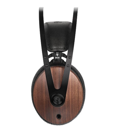 Meze 99 Classics Wired Wooden Closed Back Over Ear Headphones with Microphone (Walnut/Black)