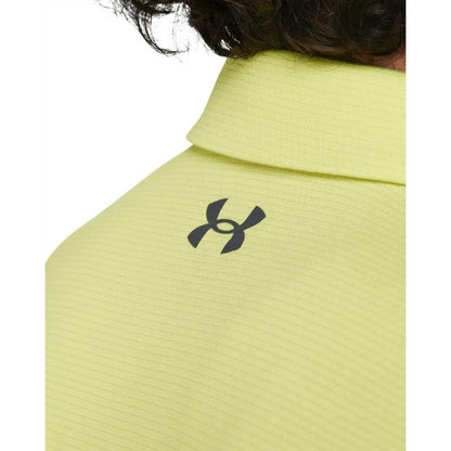 Under Armour Men's Tech Golf Polo, (727) Sonic Yellow / / Pitch Gray, Small
