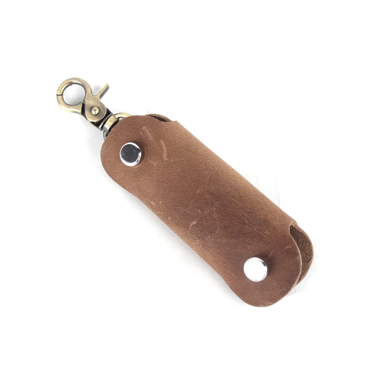 Handmade Thick Cowhide Hook Small Key Bag Keycases key organizer Vintage