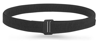 KRYDEX Tactical EDC Under Belt Loop Inner Belt 1.5" Duty Concealed Carry Base Belt (BK, L)
