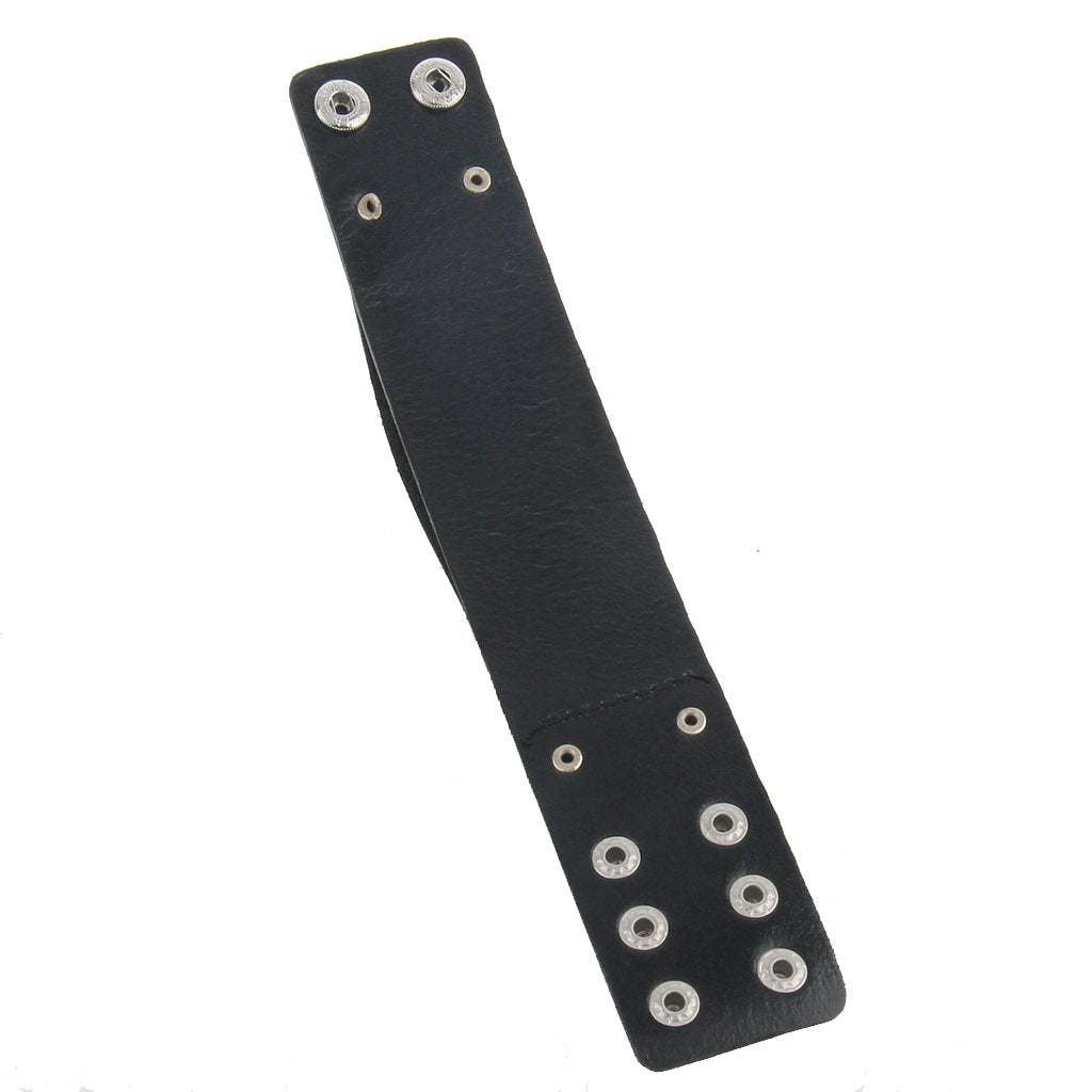 GelConnie Punk Leather Bracelet Cuff Bangle Multi Straps Wristband Adjustable Wrap Bracelets for Men, Women LPB2221-1
