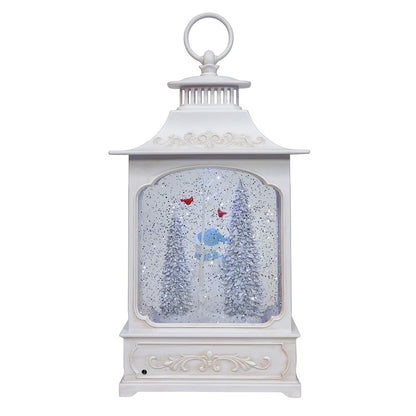 Kurt Adler 12.75" Battery Operated USB LED Lighted Snowmen & Penguins Water Lantern